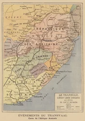 Mappa del Sudafrica